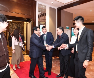 Tiếp kiến Thủ tướng Phạm Minh Chính tại " Diễn đàn tương lai Asean 2025-Melia Hà Nội"