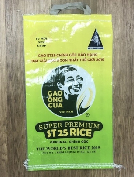 Bao gạo ST25 10kg quai dù